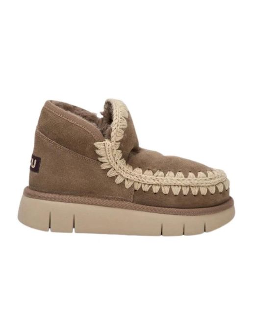 Mou Brown Winter Boots