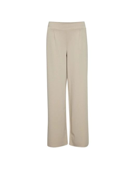 Ichi Natural Wide Trousers