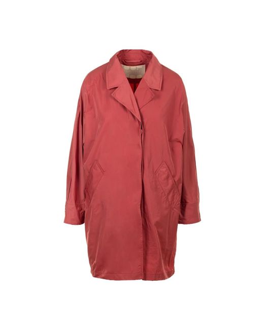 Abrigo rosa cappotto OOF WEAR de color Red