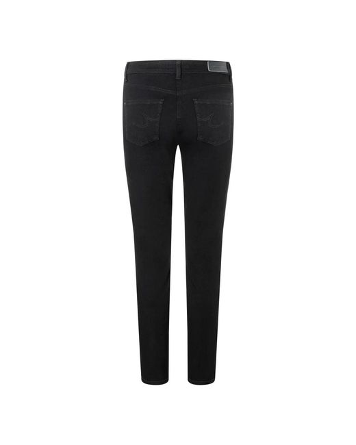 Cambio Black Slim-Fit Jeans