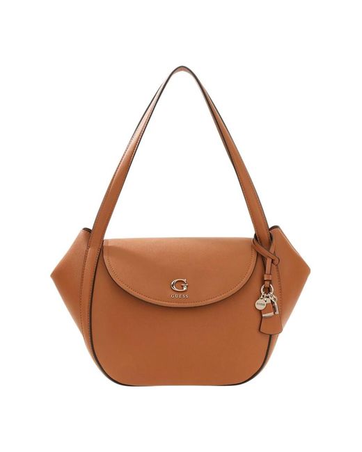 Guess Brown Shoulder Bags