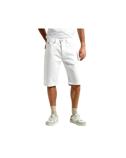 Shorts > denim shorts Pepe Jeans pour homme en coloris White