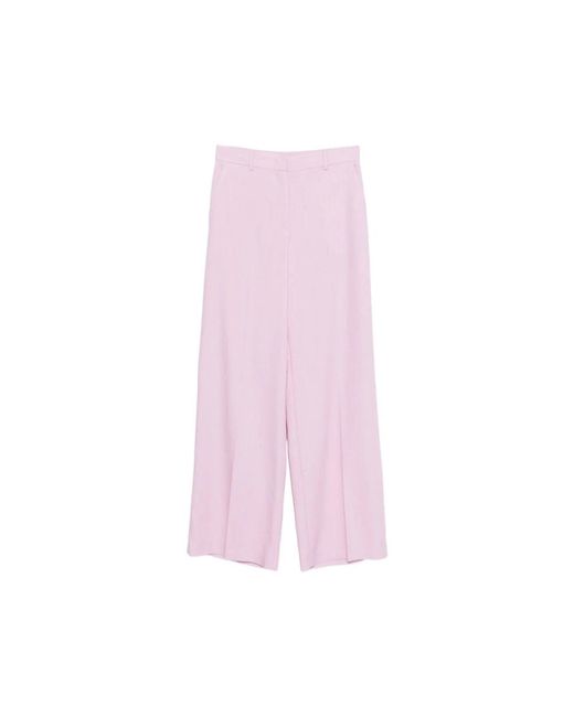 MSGM Wide Broeken in het Pink