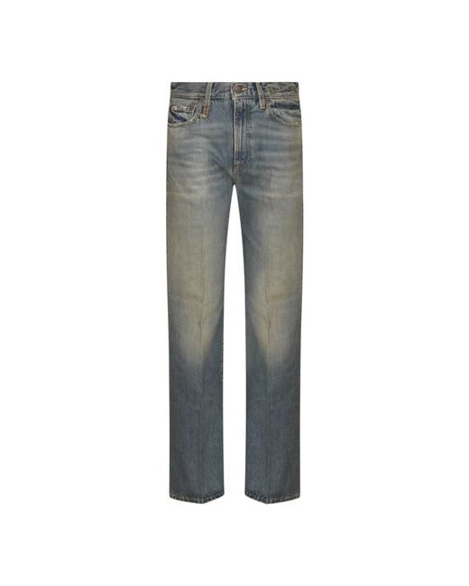 Straight Jeans R13 de color Gray