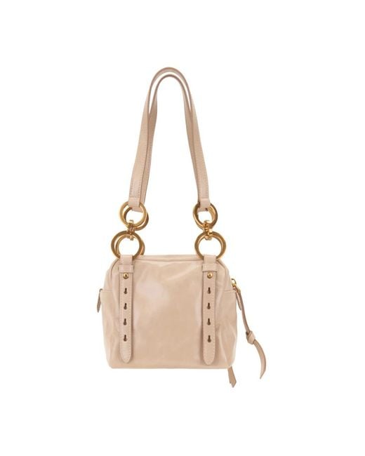 Prada Natural Schultertasche