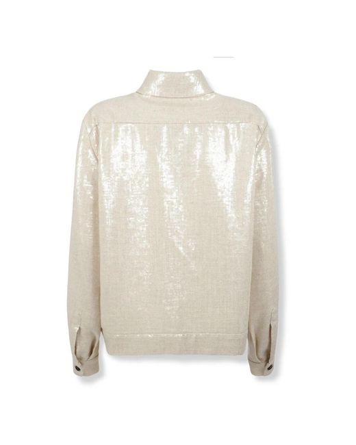 Light Jackets Kiton de color Natural