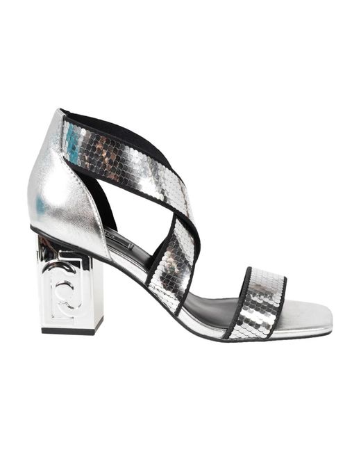 High heel sandali di Liu Jo in Metallic