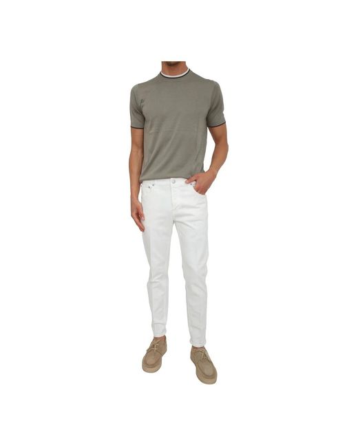 Paolo Pecora Gray Round-Neck Knitwear for men