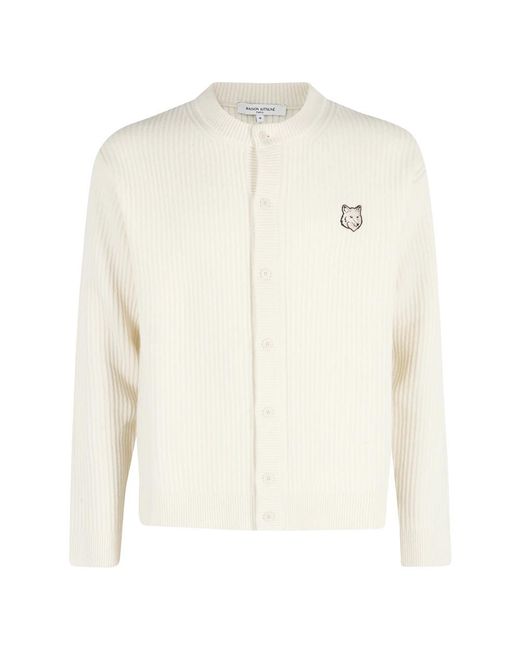 Cardigans Maison Kitsuné de hombre de color White