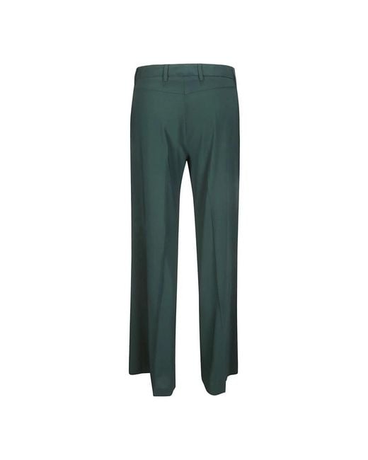 Alberto Biani Green Wide Trousers