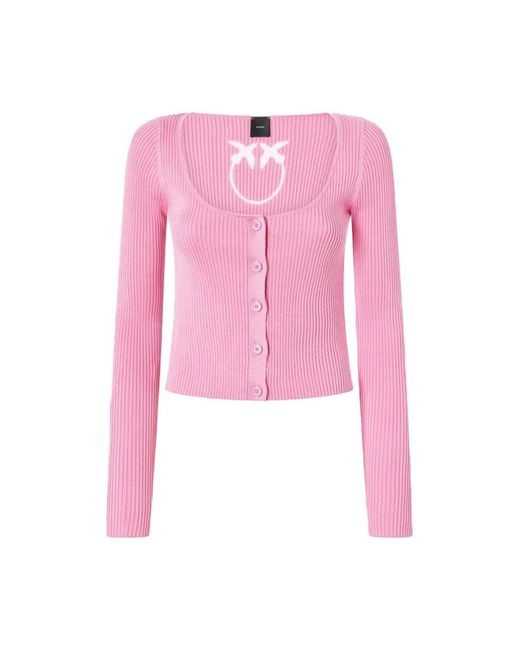 Cardigans Pinko de color Pink