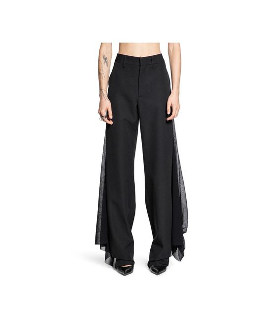 Jean Paul Gaultier Wide Trousers in het Black