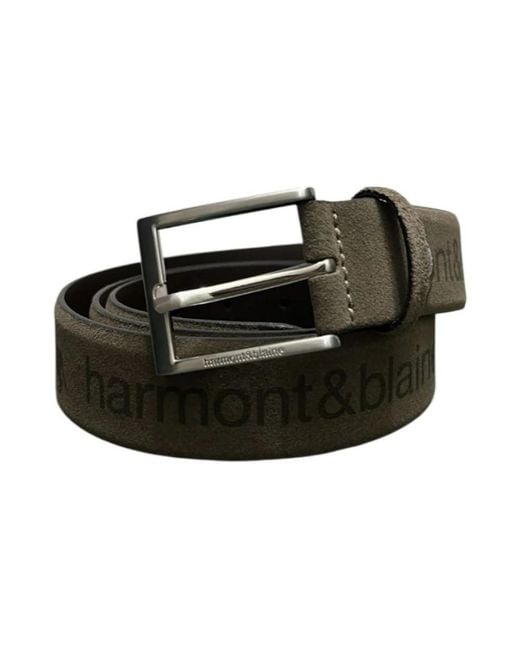 Harmont & Blaine Black Belts for men