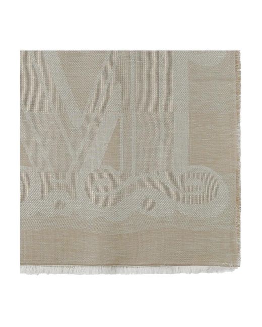 Max Mara Gray Scarves