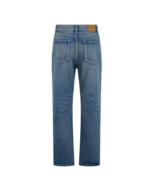 Saint Laurent Blue Straight Jeans