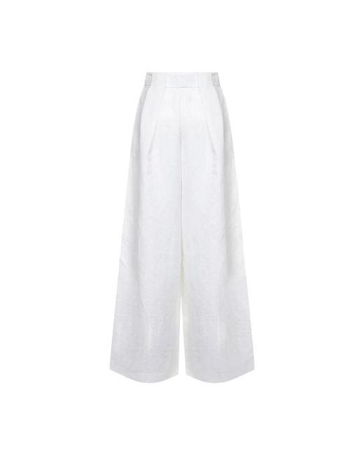 BATAKOVIC Belgrade White Wide Trousers