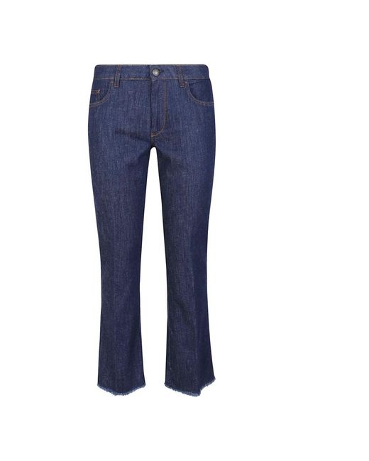 Jeans denim composizione italia realizzati di Fay in Blue