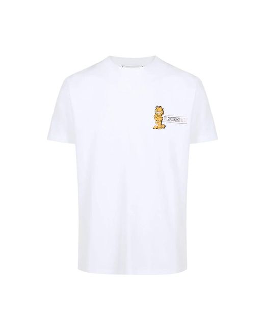 Iceberg Tops ,Wit ,Slim-Fit Wit T-Shirt in het White voor heren