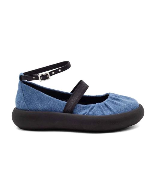 Zapatos de bailarina donut azul con volantes Vic Matié de color Blue