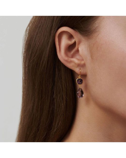 Earrings Julie Sandlau de color Purple