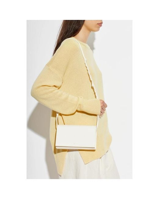 Jil Sander Natural Tangle Wallet With Strap