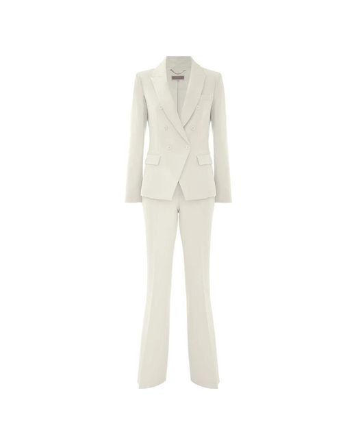 Tailleur giacca pantalone elegante di Kocca in White