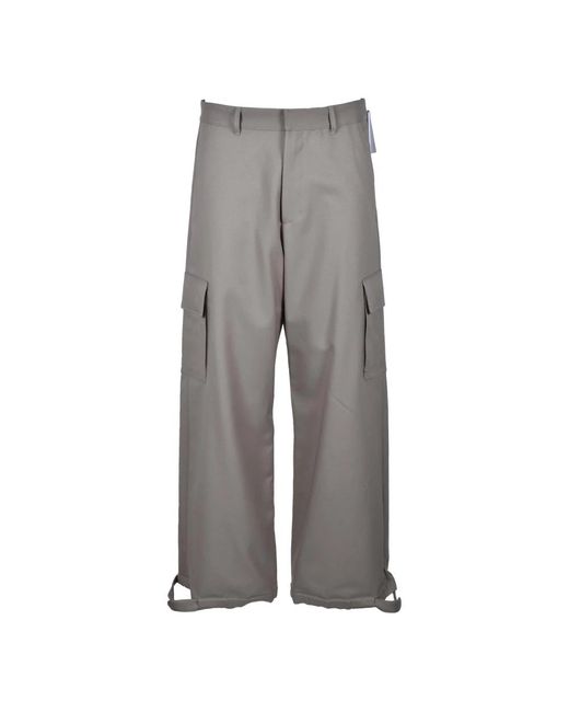 Wide Trousers Off-White c/o Virgil Abloh de hombre de color Gray