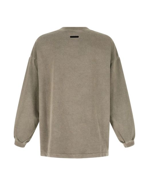 Fear Of God Gray Long Sleeve T-Shirts for men