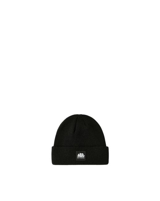 Sundek Rippstrickmütze in Black für Herren
