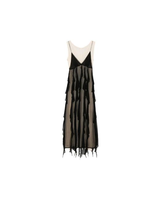 Mes Demoiselles Black Midi Dresses