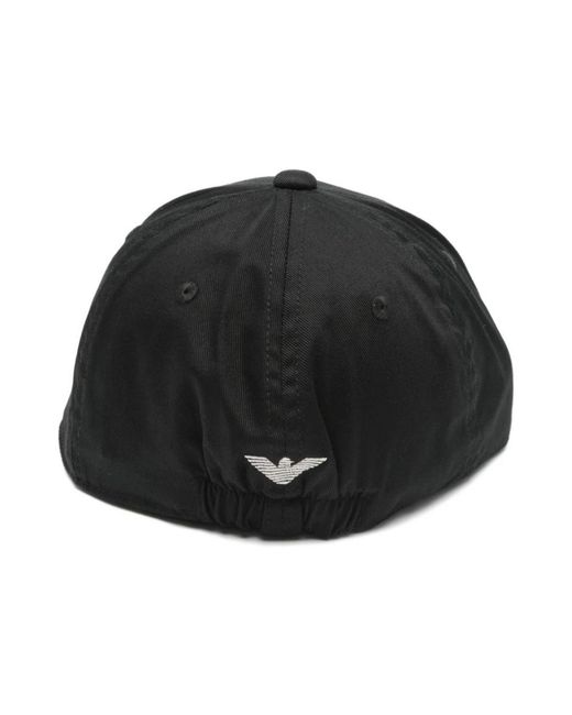 Emporio Armani Black Caps for men
