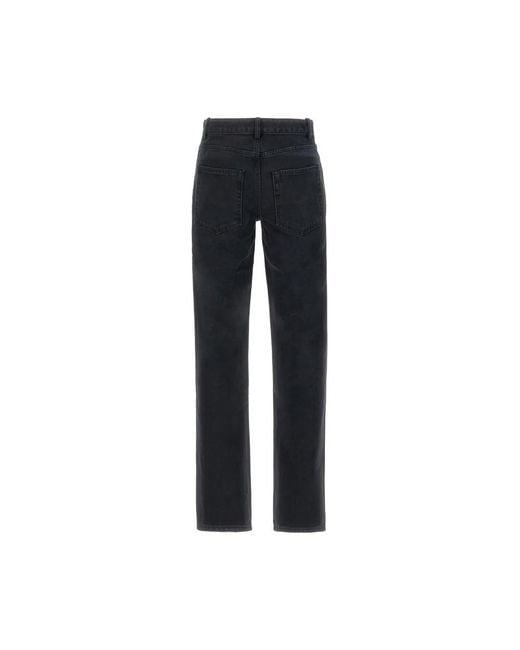 Ann Demeulemeester Black Straight Fit Jeans for men