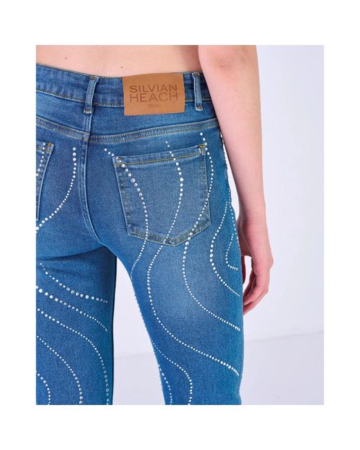 Silvian Heach Blue Flared jeans