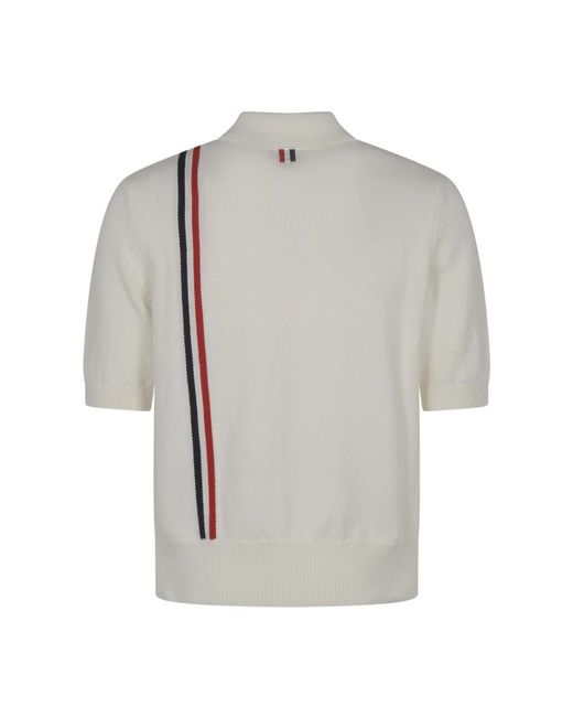 Thom Browne Gray Polo Shirts for men