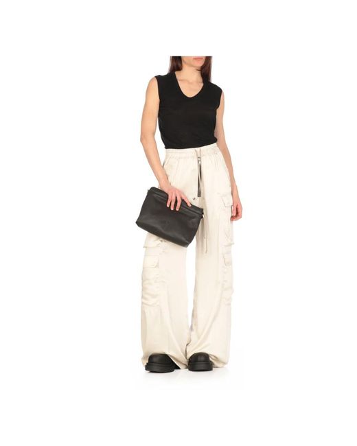 Rick Owens Black Sleeveless Tops