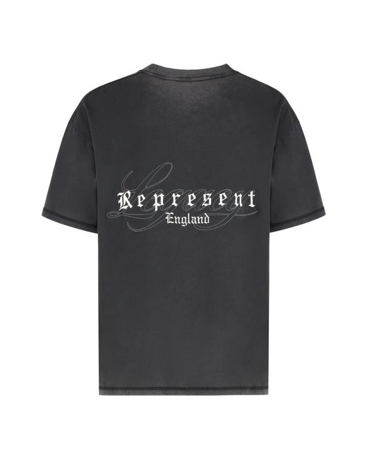 Represent Black T-Shirts for men