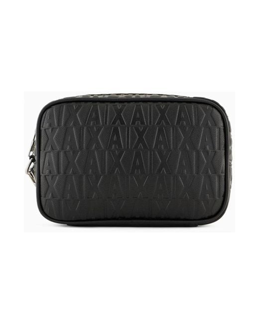 Emporio Armani Black Toilet Bags for men
