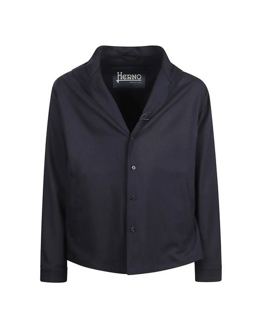Herno Blue Light Jackets for men