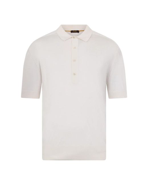 Moorer White Polo Shirts for men