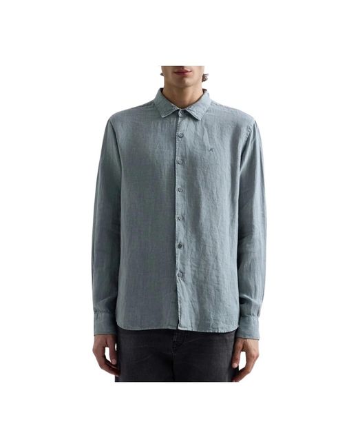 Replay Blue Casual Shirts for men