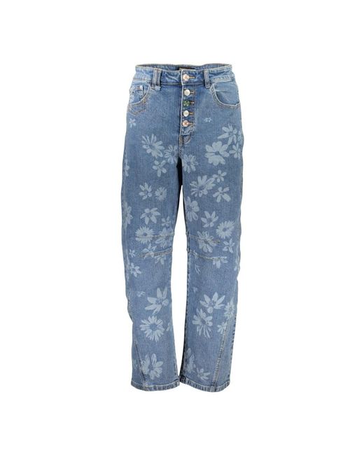Desigual Blue Straight Fit Jeans