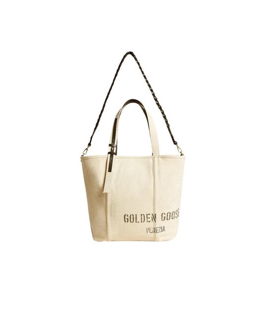 Golden Goose Deluxe Brand Tote Bags in het Metallic