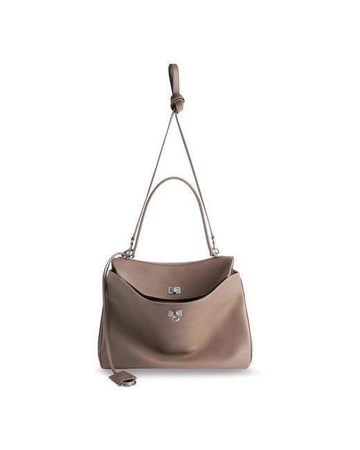 Balenciaga Brown Handbags