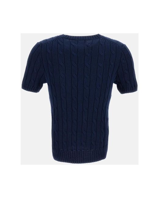 Polo Ralph Lauren Blue Round-Neck Knitwear