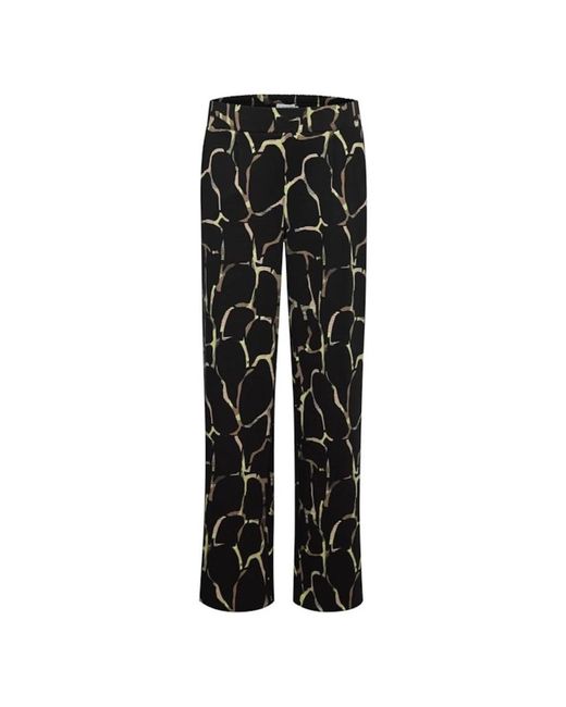 B.Young Black Wide Trousers