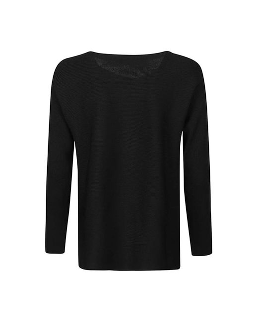 Liviana Conti Black Round-Neck Knitwear