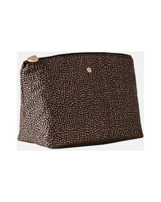 Borbonese Brown Toilet Bags