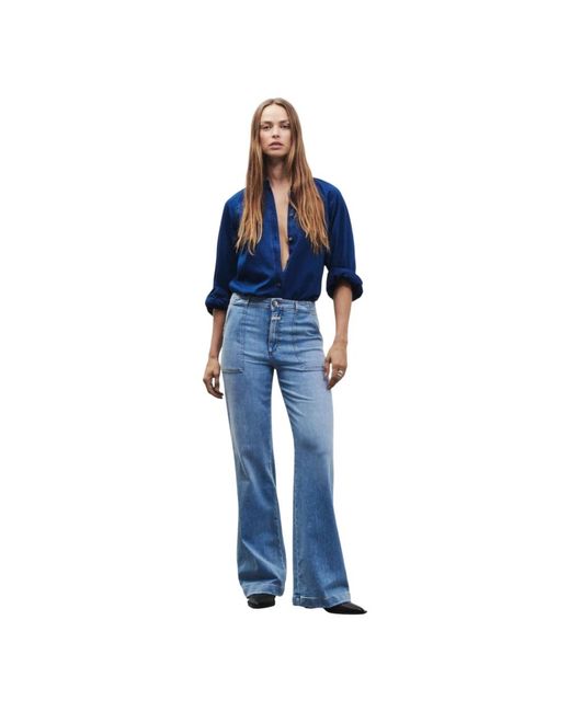 Closed Blue Wide Jeans