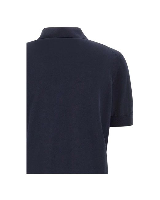 FILIPPO DE LAURENTIIS Blue Polo Shirts for men