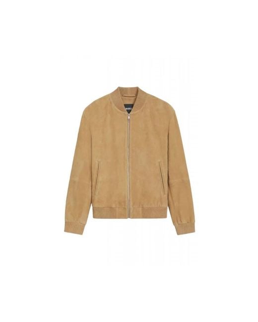 Bomber Jackets Boss en coloris Natural
